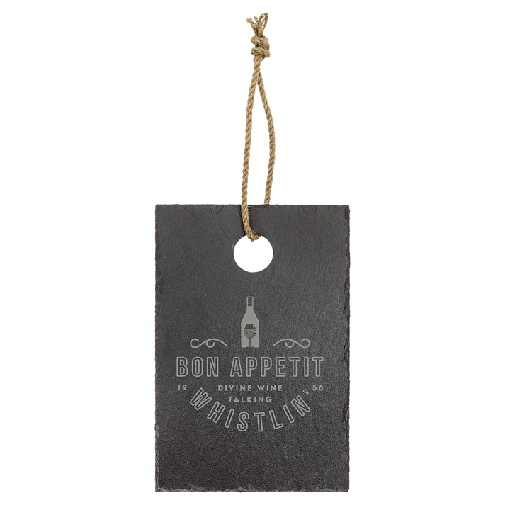 6X9"SLATE CUT BRD W/STRNG