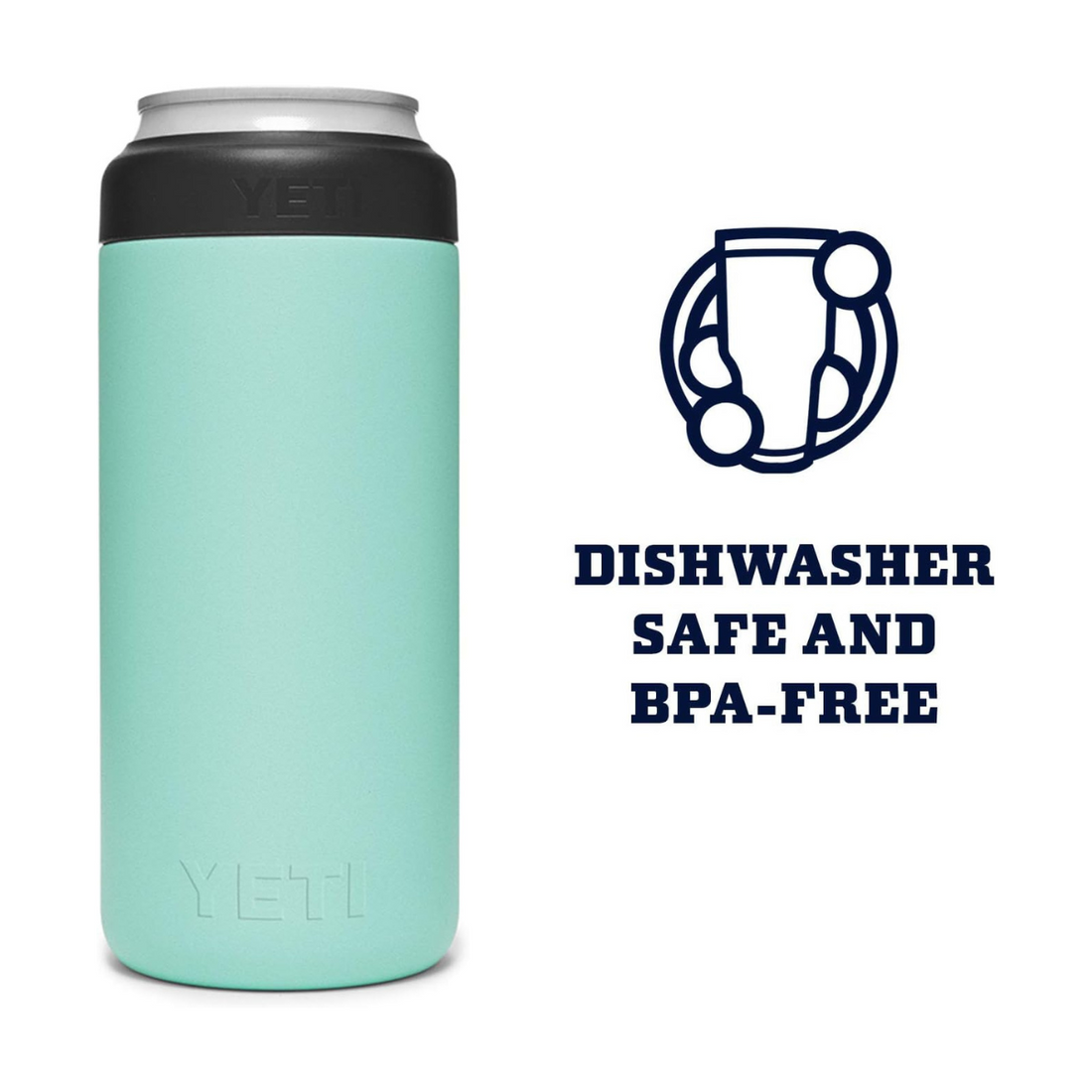 YETI 12 oz Slim Seafoam