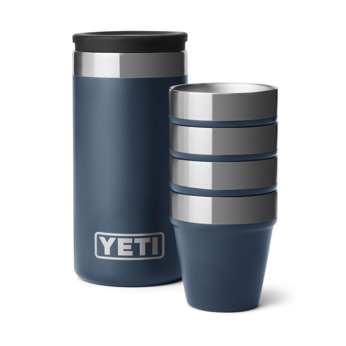 YETI Shot Glass with Carrying Case Navy