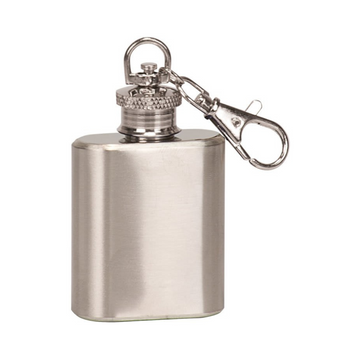 1 OZ S.S. FLASK KEY CHAIN