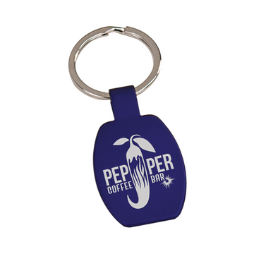 1 5/8"BLU REC LASR KEYCHN