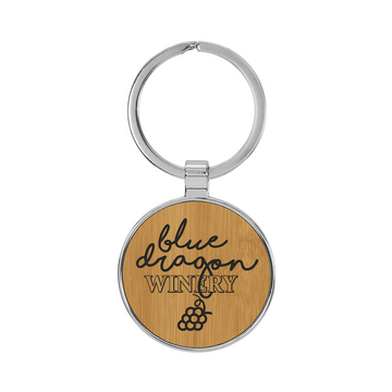 1.5"CRCL BAMBOO-MTL KYCHN