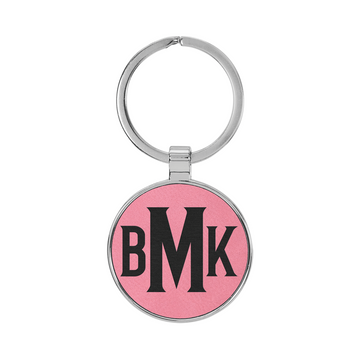 1.5" CRCL PINK-MTL KYCHN